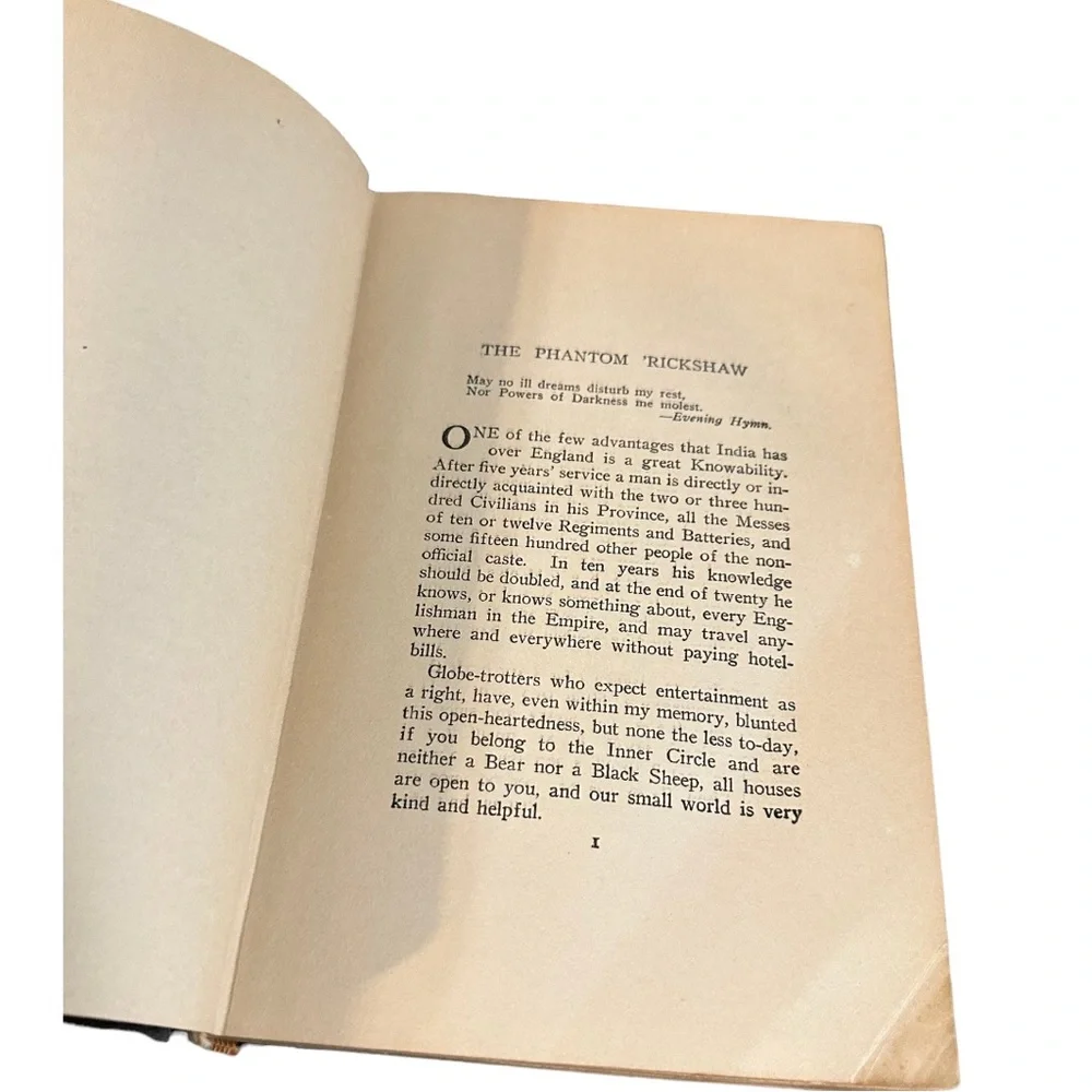 1931 The Humorous Tales Of Rudyard Kipling Works II Home Decor Staging Book Lot